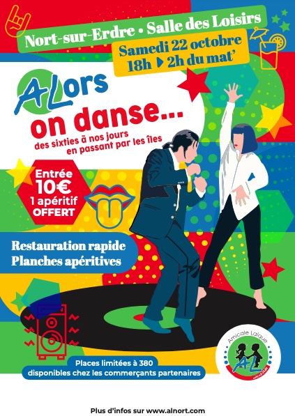 « ALors on danse » – Soirée Samedi 22 Octobre 2022 de 18H à…